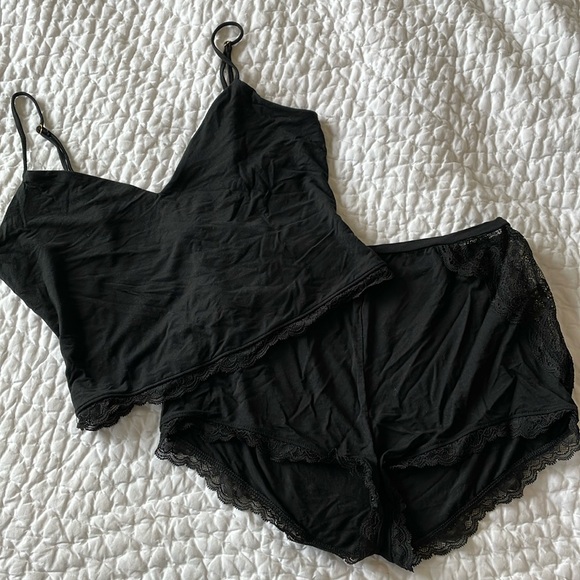 VS Black Lace and Modal Sleep Set - Picture 2 of 3